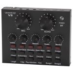 V8 Live Sound Card, Audio Mixer USB External Sound Card