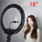 45 CM Ring Light with Remote and 3 Mobile Holder Professional Ringlight for Tiktok Youtube Videos Vlogging and Photography