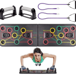 Push Up Board with Resistance Tube