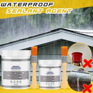Super Strong Invisible Waterproof Anti-Leakage Agent, Upgrade Transparent Waterproof Glue, Waterproof Insulation Sealant Clear, Super Strong Adhesive Seal Coating